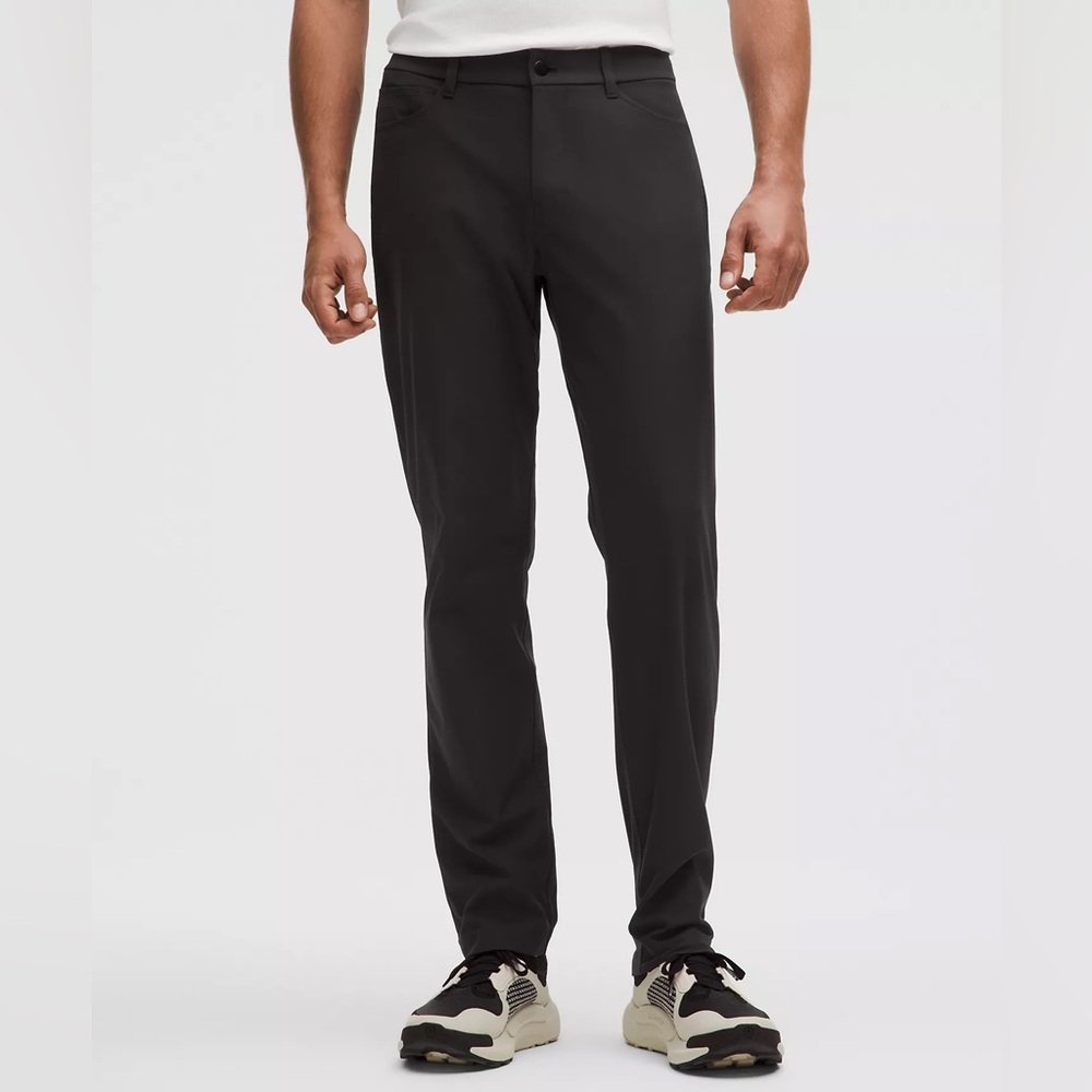 Lululemon Men ABC Classic Fit 5 Pocket Pant Warpstreme Black 32L Inseam 30 Waist